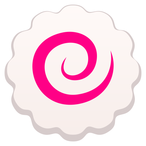 Tort de pește cu vârtej pentru JoyPixels 9.0