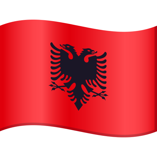 Flag: Albania for JoyPixels 9.0