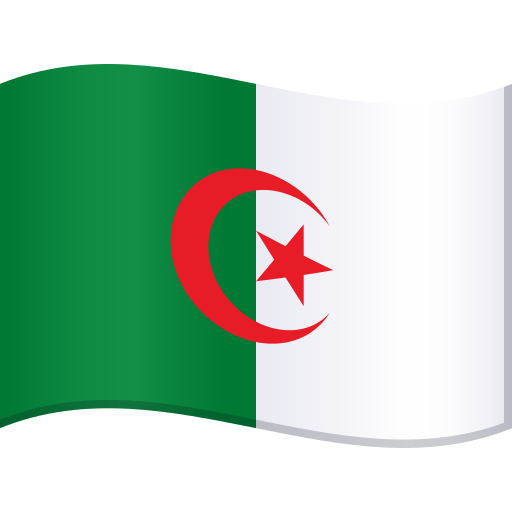 Lippu: Algeria varten JoyPixels 9.0