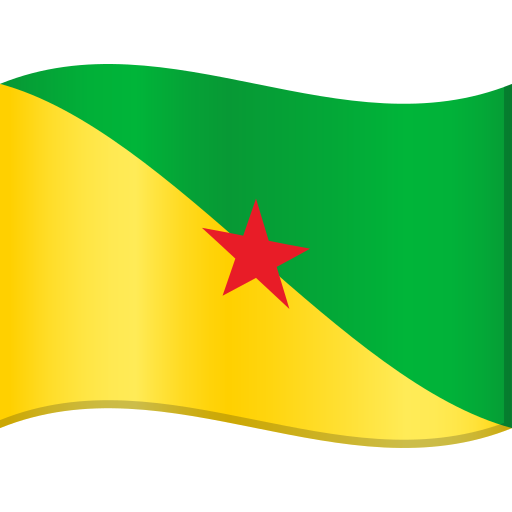 第旗: 法属圭亚那号为第JoyPixels 9.0号