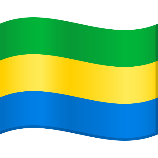 Vlajka: Gabon pro JoyPixels 9.0