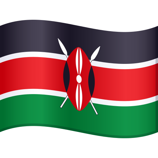 Bandera: Kenya per JoyPixels 9.0