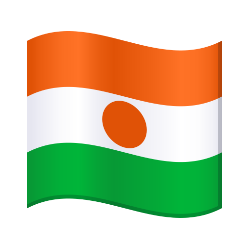 Bandera: Níger per JoyPixels 9.0