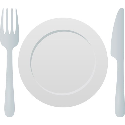 Μαχαιροπίρουνα με πιάτο για JoyPixels 9.0