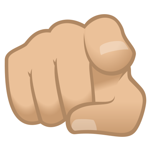 Ukazováček k sobě: světlý tón pleti pro JoyPixels 9.0