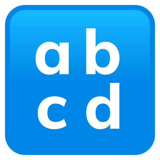 Πεζά λατινικά για JoyPixels 9.0