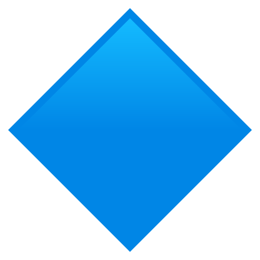 Gran diamant blau per JoyPixels 9.0