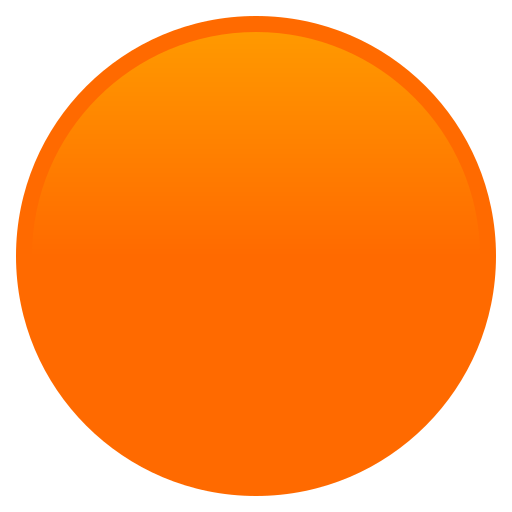 Disque Orange pour JoyPixels 9.0