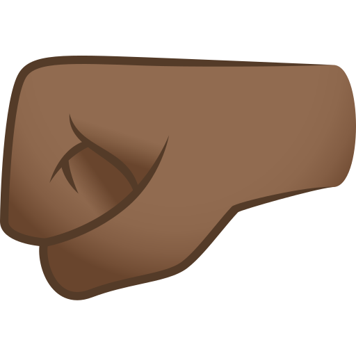 Pugno A Sinistra: Carnagione Abbastanza Scura per JoyPixels 9.0