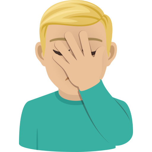 Muž s obličejem: Středně světlý tón pleti pro JoyPixels 9.0