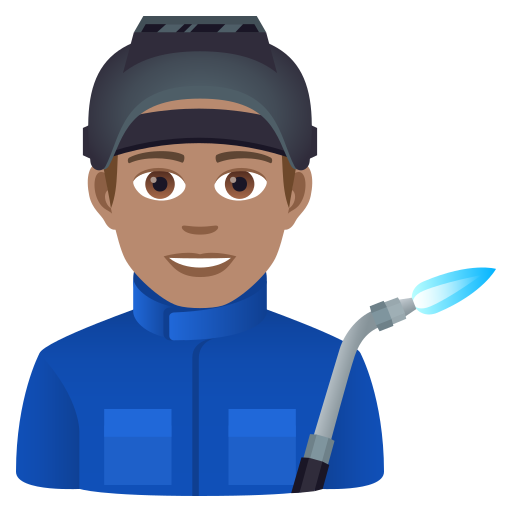 Fabrikarbeiter: Medium Teint für JoyPixels 9.0