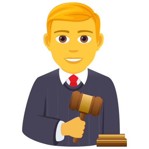 Manlig domare för JoyPixels 9.0