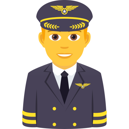 Juruterbang lelaki untuk JoyPixels 9.0