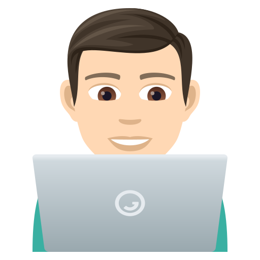 第男程序员: 较浅肤色号为第JoyPixels 9.0号