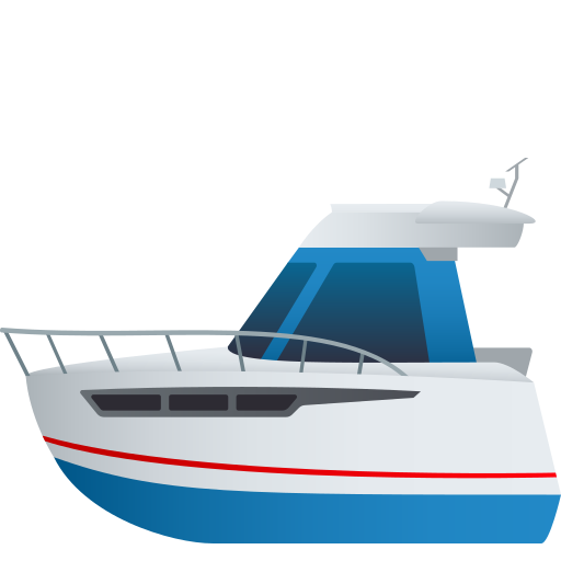 Motor Boat for JoyPixels 9.0