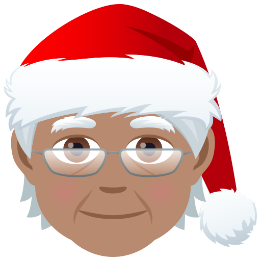 Kersttransgender: getinte huidskleur voor JoyPixels 9.0