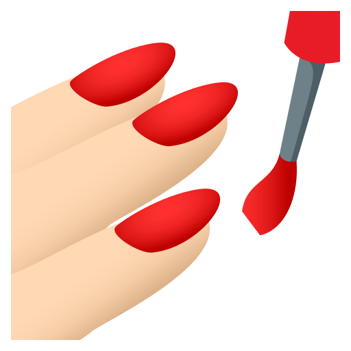 Βάψιμο νυχιών: ανοιχτόχρωμος τόνος δέρματος για JoyPixels 9.0