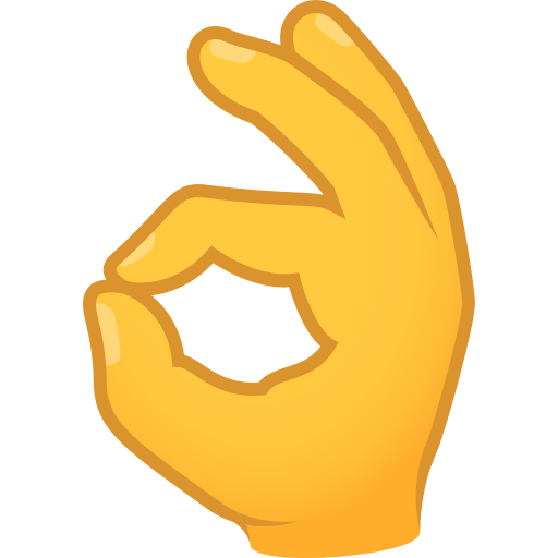 OK Hand pro JoyPixels 9.0