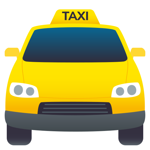 Taxi que ve per JoyPixels 9.0