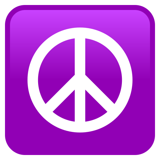 Rauhan symboli varten JoyPixels 9.0