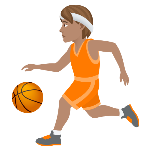 Persoana care aruncă mingea: ton mediu al pielii pentru JoyPixels 9.0