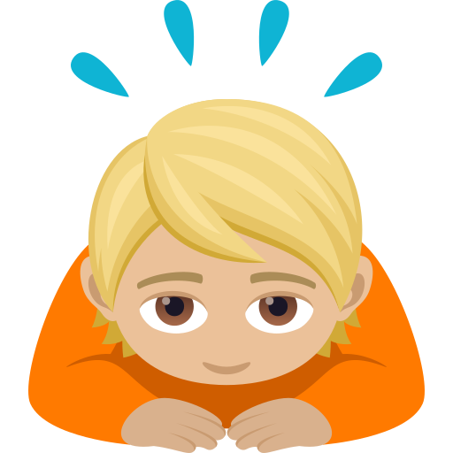 Uklonění osoby: Středně světlý tón pleti pro JoyPixels 9.0