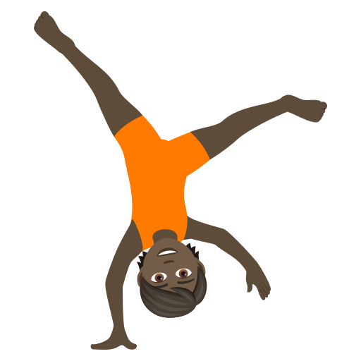 Osoba robiąca gwiazdę: karnacja ciemna dla JoyPixels 9.0