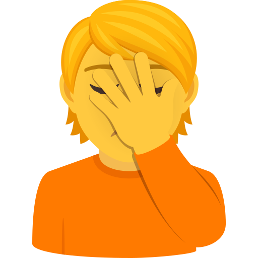 Person Facepalming for JoyPixels 9.0