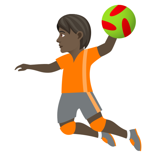 第手球: 较深肤色号为第JoyPixels 9.0号