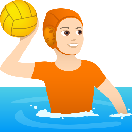 Orang bermain polo air: warna kulit cerah untuk JoyPixels 9.0