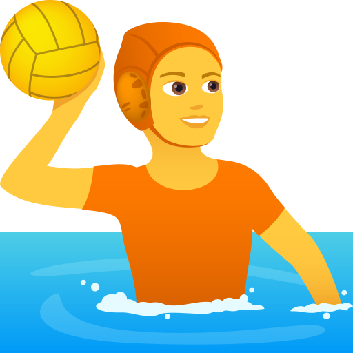 Osoba hrající vodní pólo pro JoyPixels 9.0