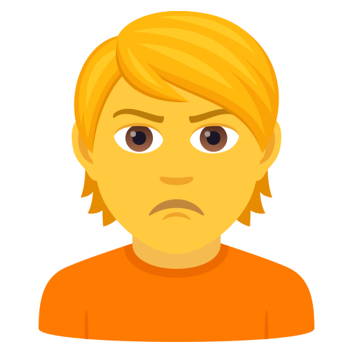 Osoba Pouting pro JoyPixels 9.0