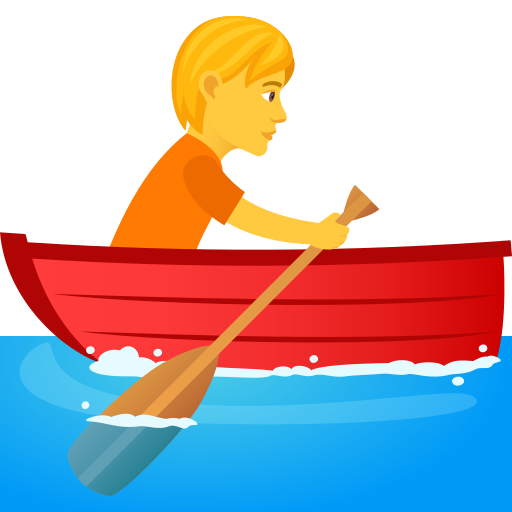 Vaixell de rems persona per JoyPixels 9.0