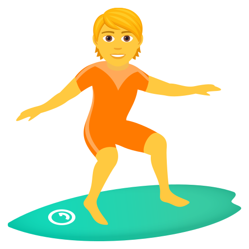 Personne Faisant Du Surf pour JoyPixels 9.0