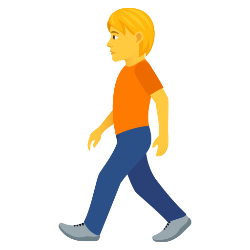 Osoba chodící pro JoyPixels 9.0