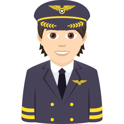 Pilota: Carnagione Chiara per JoyPixels 9.0