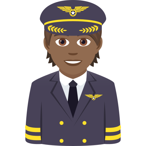 Pilota: Carnagione Abbastanza Scura per JoyPixels 9.0