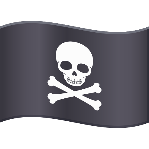 JoyPixels 9.0의 경우 해적 깃발