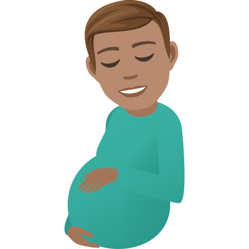 Home embarassat: pell mitjana per JoyPixels 9.0