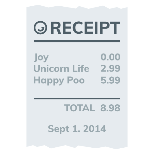 Recibo para JoyPixels 9.0