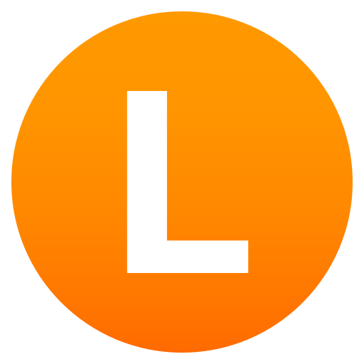 Alueellinen tunnus Symboli Kirjain L varten JoyPixels 9.0