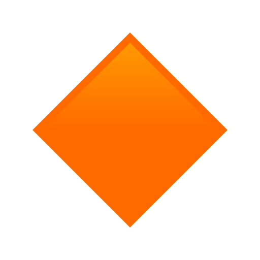 Petit Losange Orange pour JoyPixels 9.0