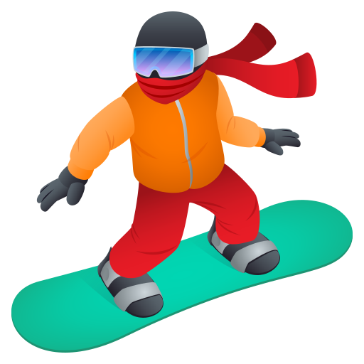 Persona Sullo Snowboard per JoyPixels 9.0