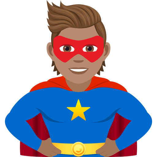 Supererou: zece medii pentru JoyPixels 9.0