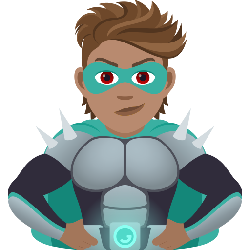 נבל על: גוון עור בינוני עבור JoyPixels 9.0