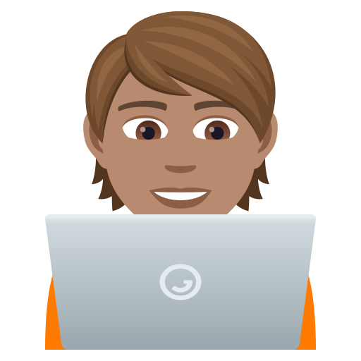 Τεχνολόγος: μεσαίος τόνος δέρματος για JoyPixels 9.0