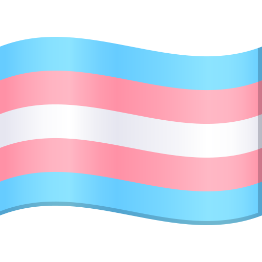 Transgenderová vlajka pro JoyPixels 9.0