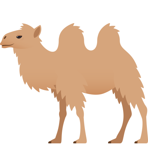 Dvouhrbý velbloud pro JoyPixels 9.0