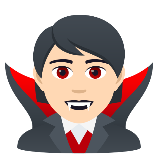 Vampyr: ljus hy för JoyPixels 9.0