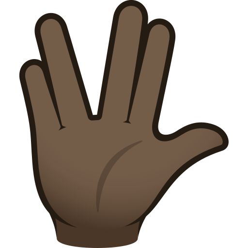 सेल्यूट का एक तरीका: साँवली त्वचा JoyPixels 9.0 के लिए